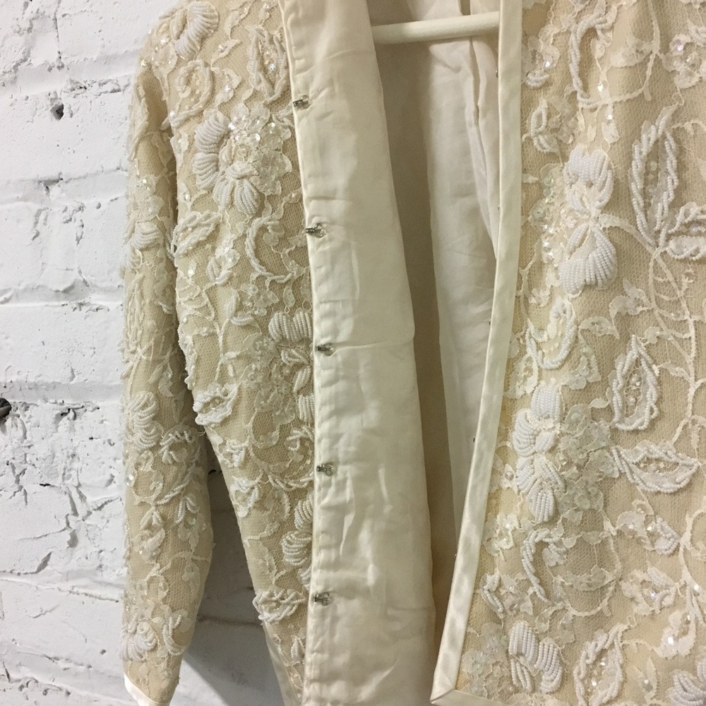 Embroidered Lace Cardigan - Picture 4 of 10